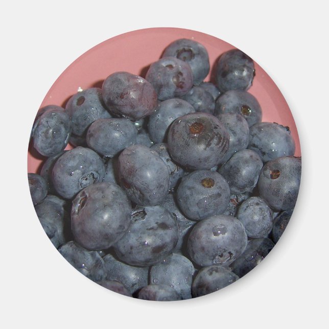 Blueberries CricketDiane Art, Design & Fotografie Magnet (Vorne)