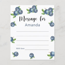 Blueberries Geburtstagszeitkapsel