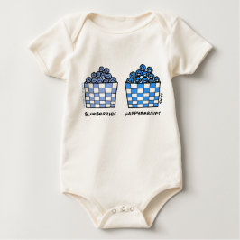 Blueberries Happyberries Cartoon Art Funny Baby T-shirt
