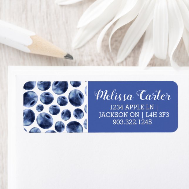 Blueberries Print Frucht Muster (Insitu)