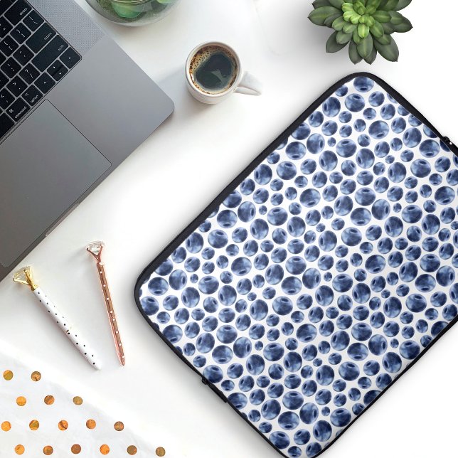 Blueberries Print Frucht Muster Laptopschutzhülle (Blueberry Pattern Laptop Case)