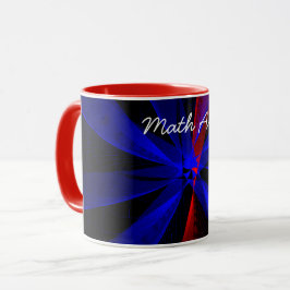 Blueberry Abstrakt Geometric Math Art Coffee Tasse