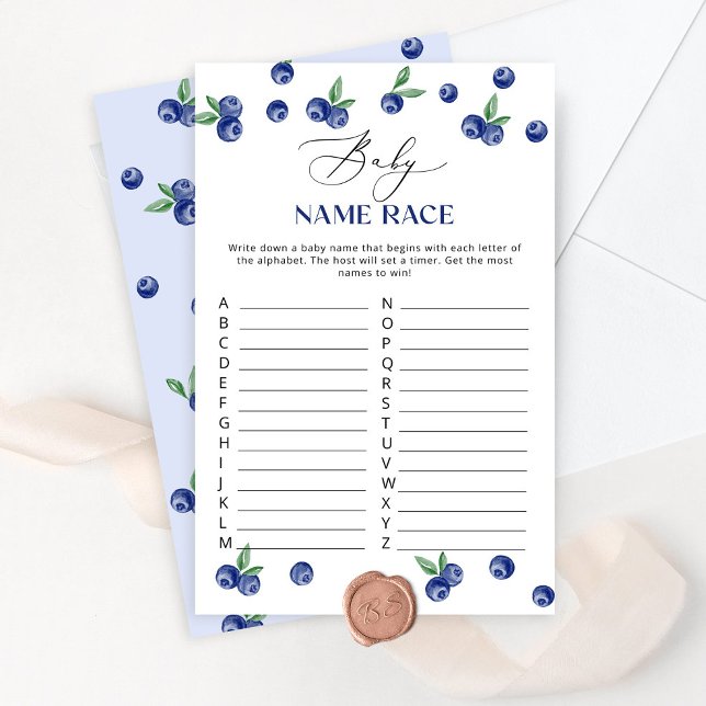 Blueberry Baby Dusche Kindernahrungsspiel (Von Creator hochgeladen)