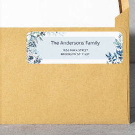 Blueberry Baby Dusche Rücksendeadresse