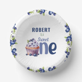 Blueberry Berry Erster Geburtstag Pappteller