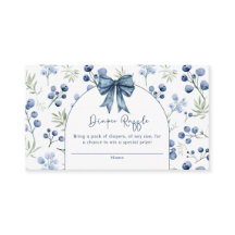 Blueberry Berry Sweet Baby Shooting Card