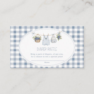 Blueberry Berry Sweet Clothesline Baby Shower Begleitkarte
