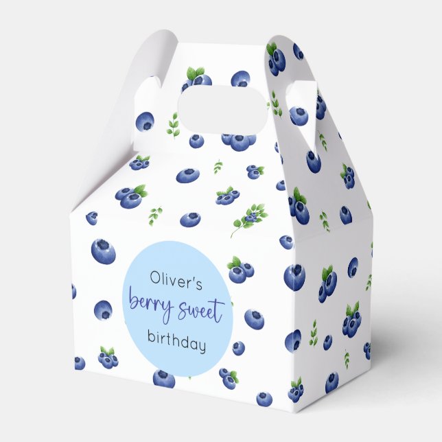Blueberry Birthday Berry Sweet Geschenkschachtel (Vorderseite)