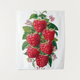 Blueberry Bliss - Juicy Berry Bouquet Tapestry Wandteppich