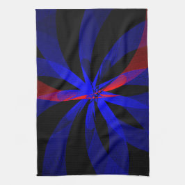 Blueberry Blue Accent Kitchen Handtuch