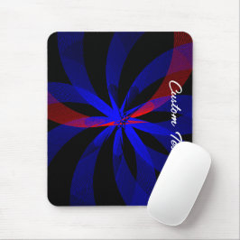 Blueberry Blue Center Accent Mouse Pad Mousepad