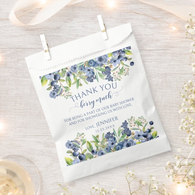 Blueberry Blumenjungen Dusche Süßigkeiten Liebesbe Geschenktütchen (Ausgeschnitten)