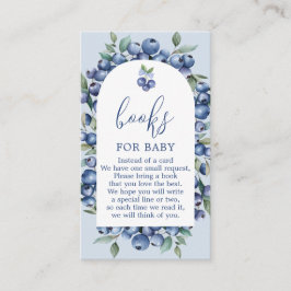 Blueberry Books for Baby Request Card Begleitkarte
