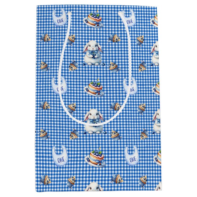 Blueberry Bunny’s First Birthday Bash! Mittlere Geschenktüte (Vorderseite)