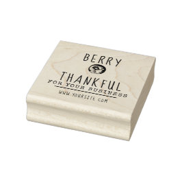 Blueberry Business Rubber Briefmarke Gummistempel