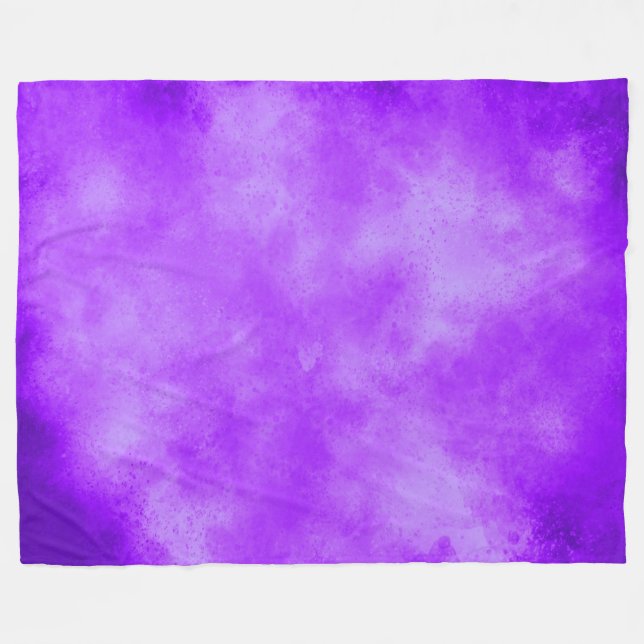 Blueberry Clouds Fleece Blanket (Vorderseite (Horizontal))