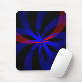 Blueberry Color Center Geometric Accent Mouse Pad Mousepad