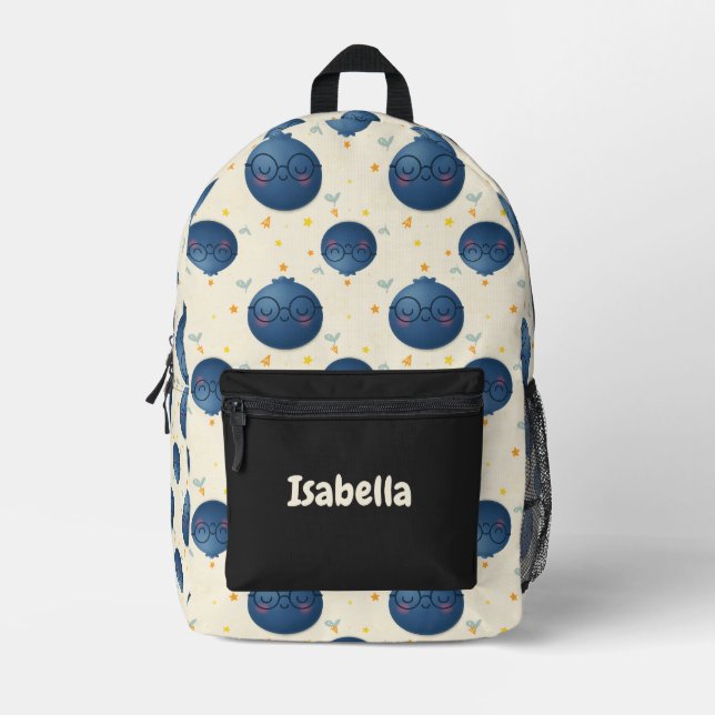 Blueberry Cooler Personalisierter Rucksack für Kin (Vorderseite)