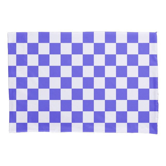 Blueberry cream checkered pattern kissenbezug (Vorderseite-Links)