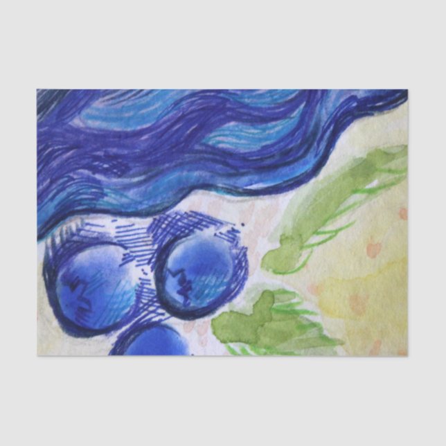 Blueberry Dream Seidenpapier (Vorderseite)