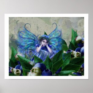 Blueberry Fairy Poster