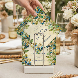 Blueberry Garden Vintage Baby Shower Serviette