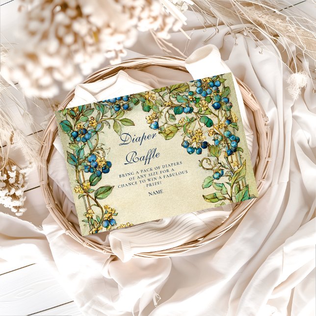 Blueberry Garden Vintage Diapper Raffle  Begleitkarte (Von Creator hochgeladen)