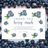 Blueberry Geburtstagsfeier vielen Dank für die Bee