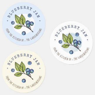Blueberry Jam Etiketten