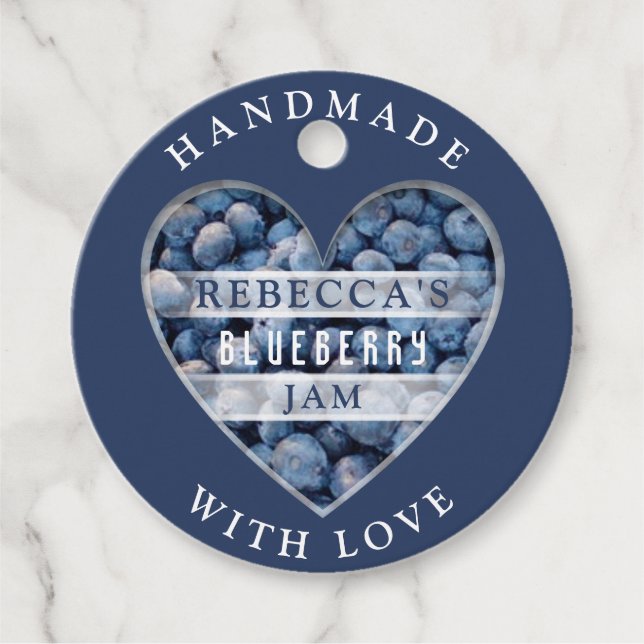 Blueberry Jam Geschenkanhänger (Vorderseite)