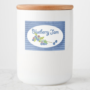 Blueberry Jam Preserve Lebensmitteletikett