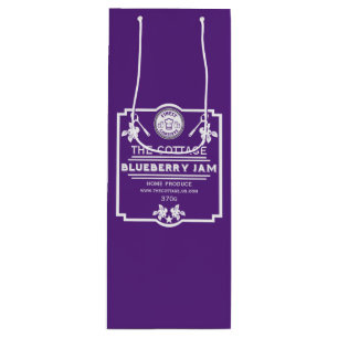 Blueberry Jam Seller Geschenktüte Für Weinflaschen