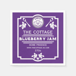 Blueberry Jam Seller Serviette