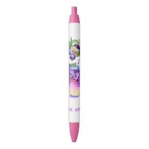 Blueberry Juice Cool Drink Frucht Pen Kugelschreiber