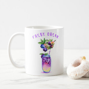 Blueberry Juice Cool Drink Kaffee Tasse