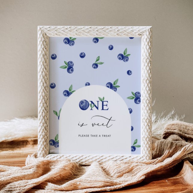 Blueberry man ist süß, nehmen Sie Leckerei Geburts Poster (Von Creator hochgeladen)