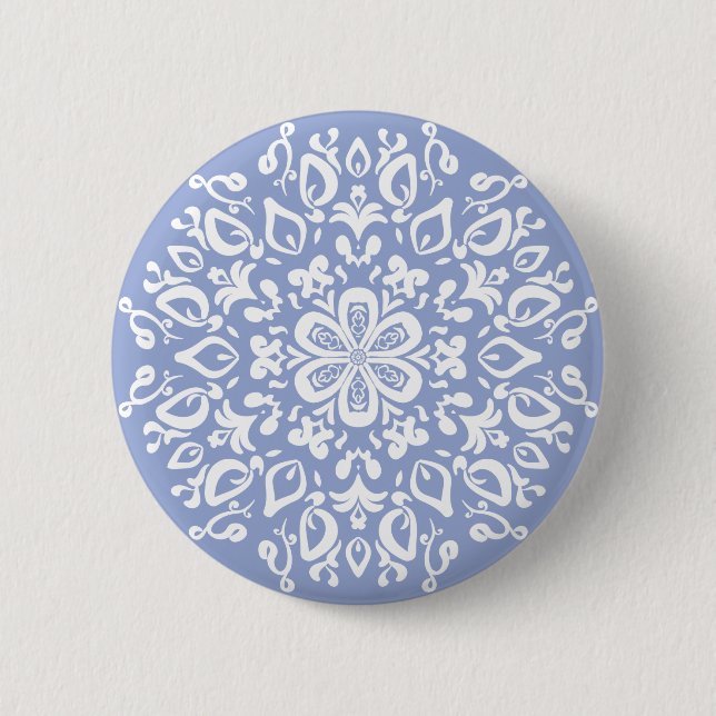 Blueberry Mandala Button (Vorderseite)
