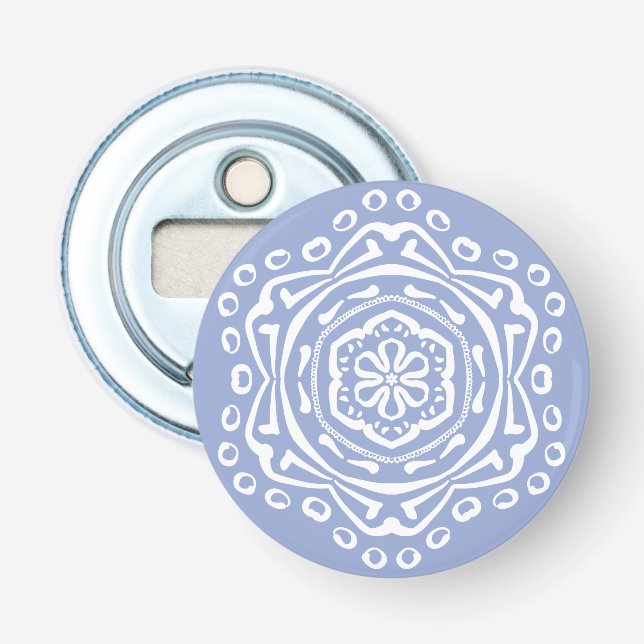 Blueberry Mandala Flaschenöffner (Vorderseite)