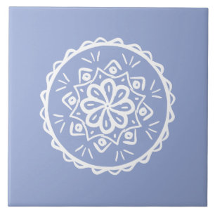 Blueberry Mandala Fliese