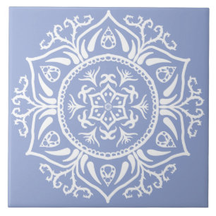 Blueberry Mandala Fliese