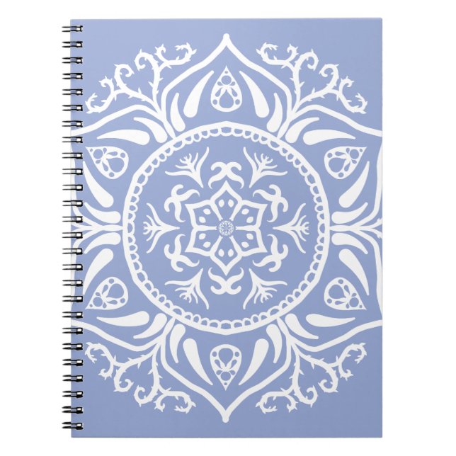Blueberry Mandala Notizblock (Vorderseite)