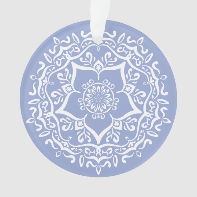 Blueberry Mandala Ornament (Vorderseite)