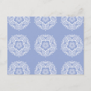 Blueberry Mandala Postkarte