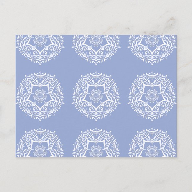 Blueberry Mandala Postkarte (Vorderseite)