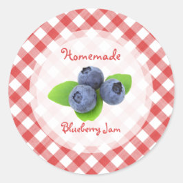 Blueberry-Marmelade Runder Aufkleber