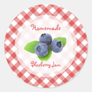 Blueberry-Marmelade Runder Aufkleber