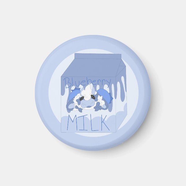 Blueberry Milk Magnet (Vorne)