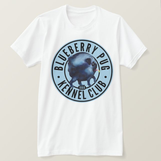 Blueberry Mops Kennel Club T-Shirt (Design vorne)