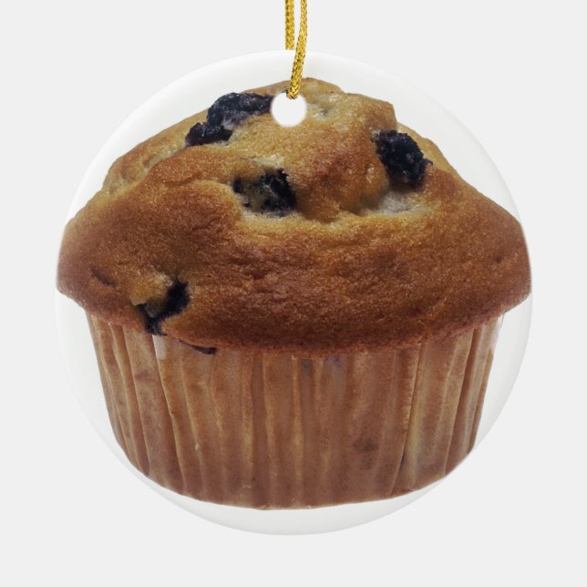 Blueberry Muffin Keramikornament (Vorne)
