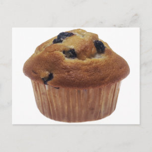 Blueberry Muffin Postkarte